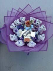 Ayıcıklı Aynalı Buket