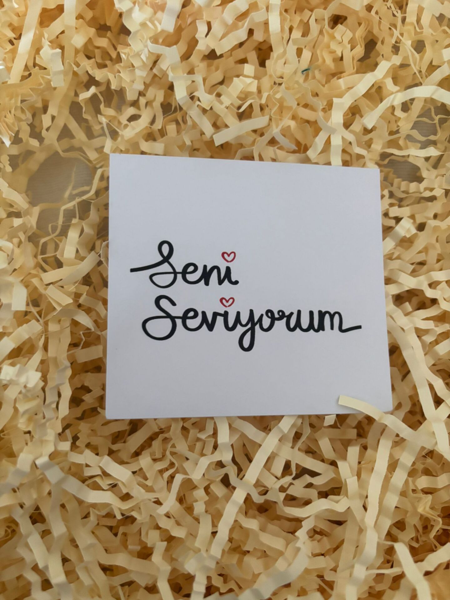 Seni seviyorum pankartı