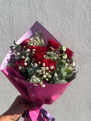 7'li Kırmızı Gül Buketi