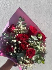 7'li Kırmızı Gül Buketi