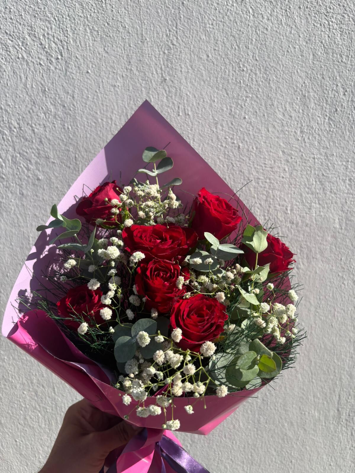 7'li Kırmızı Gül Buketi