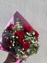 7'li Kırmızı Gül Buketi