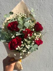 5'li Kırmızı Gül Buketi