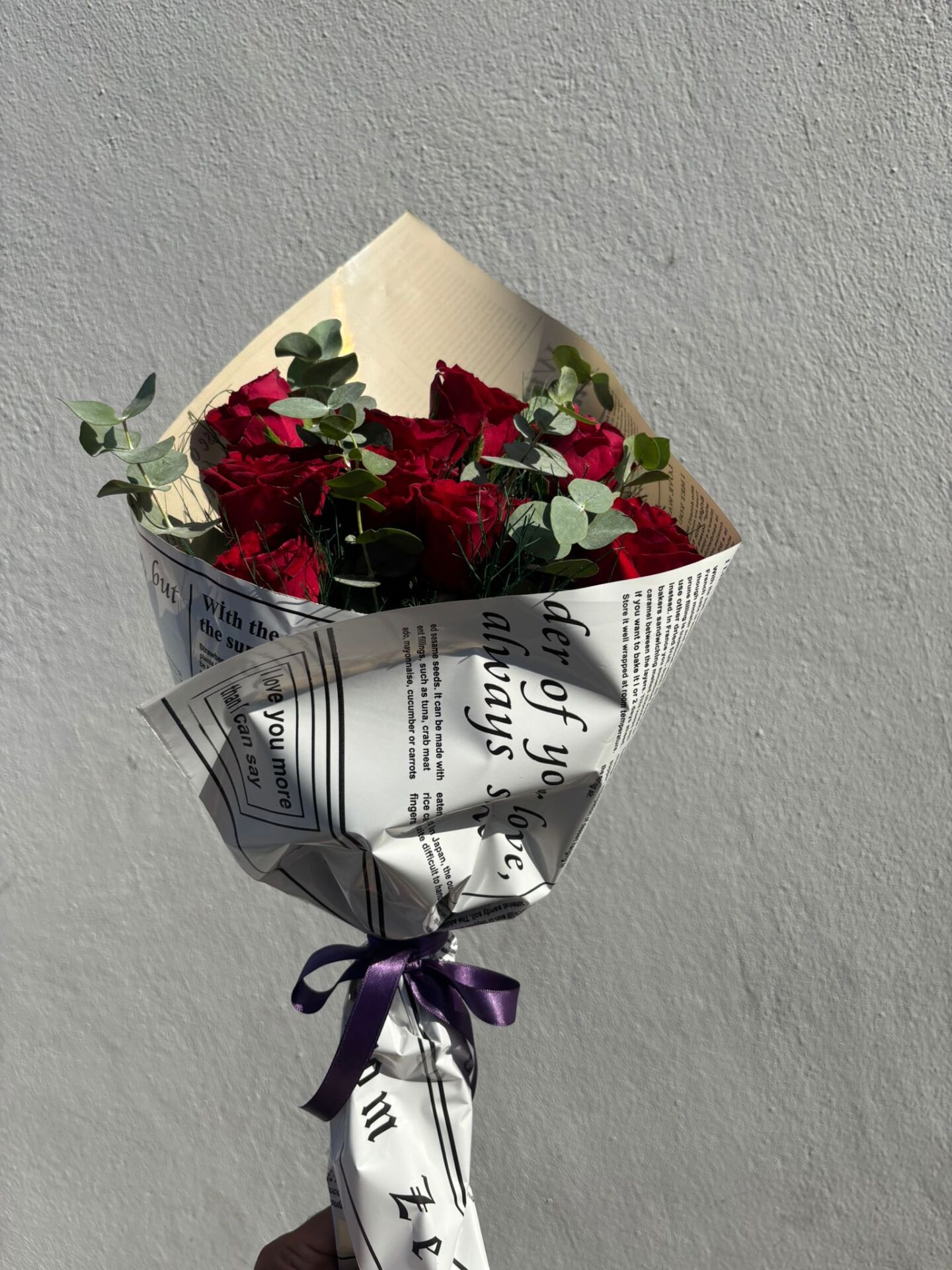 9'lu Kırmızı Gül Buketi