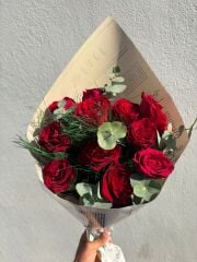 11'li Kırmızı Gül Buketi