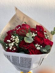 13'lü Kırmızı Gül Buketi