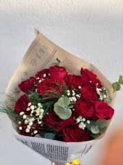 13'lü Kırmızı Gül Buketi