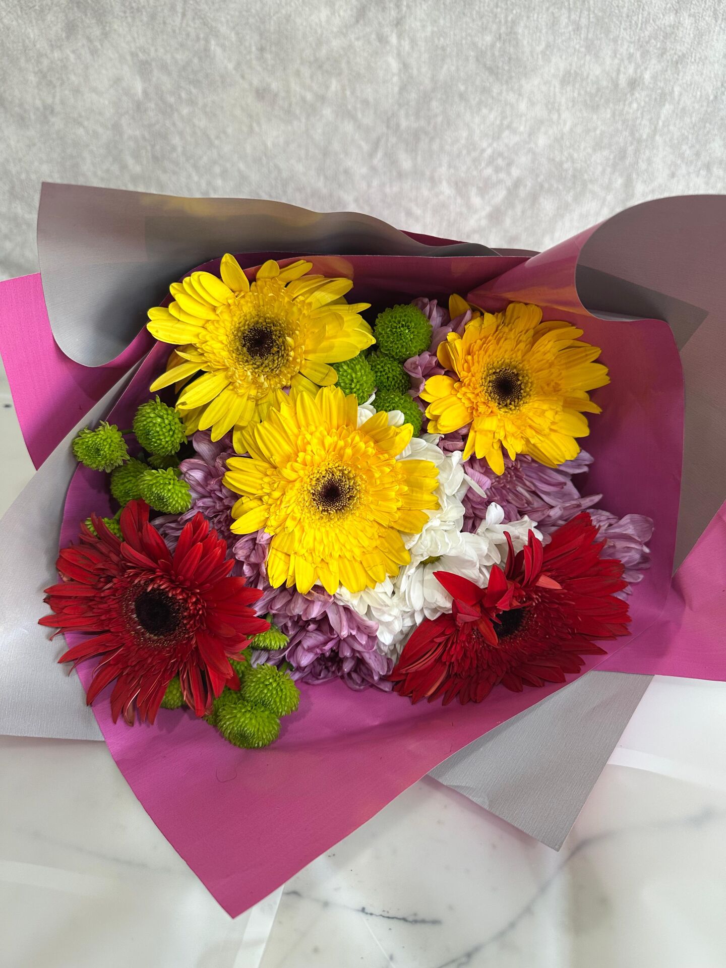 Renkli Çiçekler Buketi