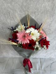 Renkli Gerbera Buketi