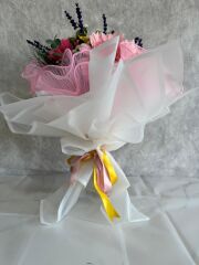 Kişiye Özel Renkli Gerberalar Çiçeği Buketi