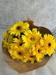 Sarı Gerberalar Çiçeği Buketi