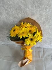 Sarı Gerberalar Çiçeği Buketi