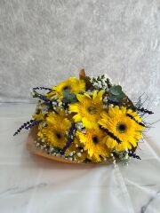 Sarı Gerberalar Çiçeği Buketi