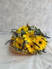 Sarı Gerberalar Çiçeği Buketi