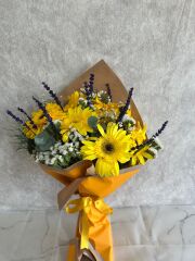 Sarı Gerberalar Çiçeği Buketi