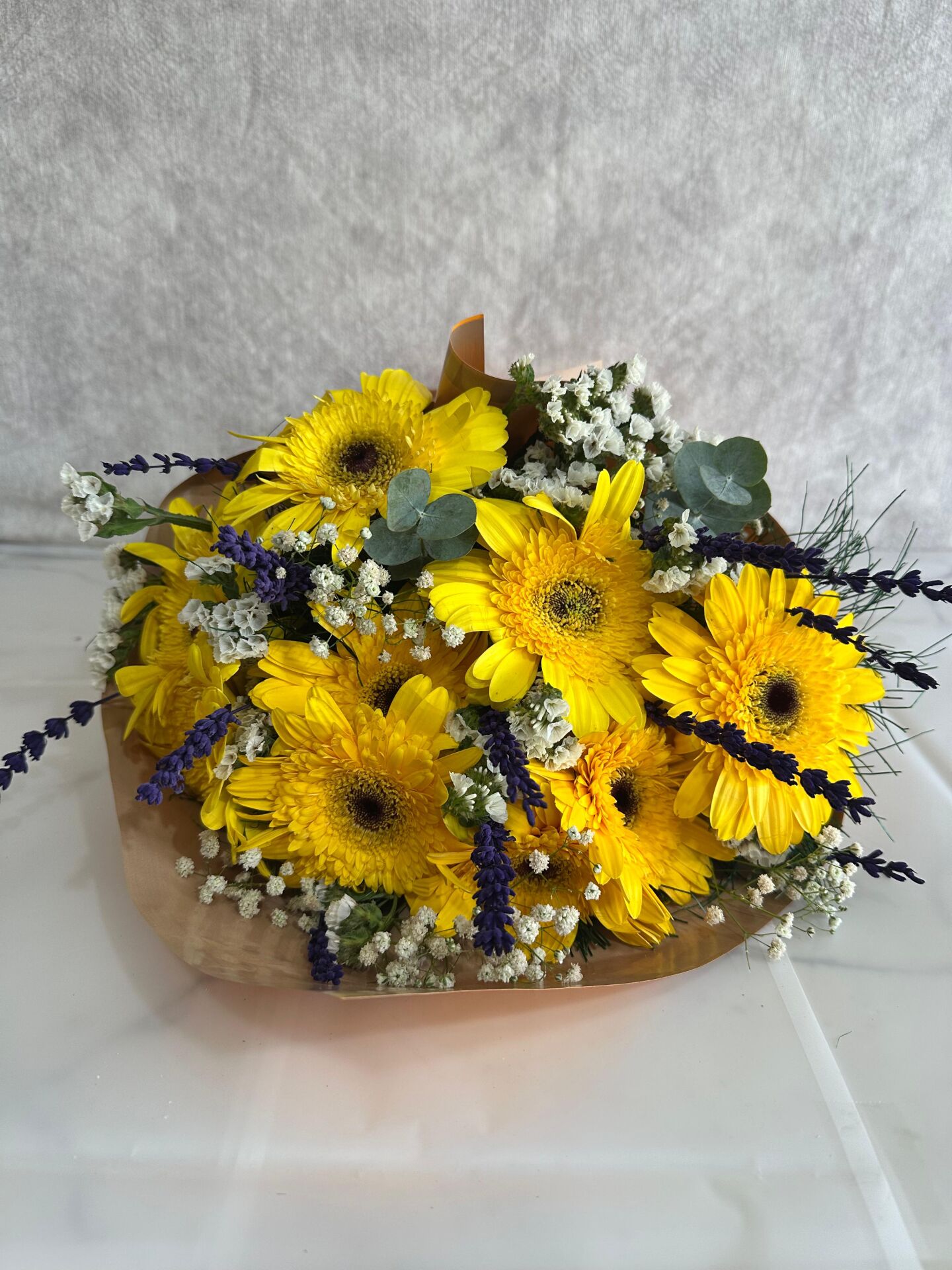 Sarı Gerberalar Çiçeği Buketi