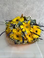 Sarı Gerberalar Çiçeği Buketi