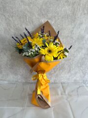 Sarı Gerberalar Çiçeği Buketi
