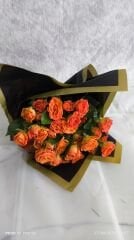 Turuncu Çardak Gül Buketi