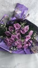 19'lu Lila Gül Buketi