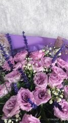 19'lu Lila Gül Buketi