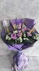 13 Adet Lila Gül Buketi
