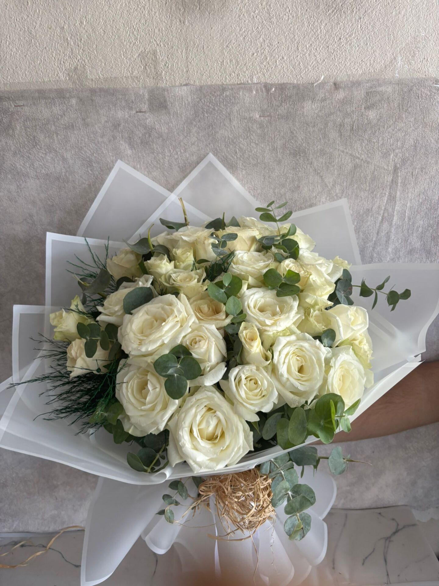 35 Adet Beyaz Gül Buketi