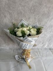 15'li Beyaz Gül Buketi