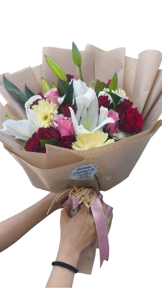 Karışık Çiçekler Buketi Kişiye Özel Adana çiçek