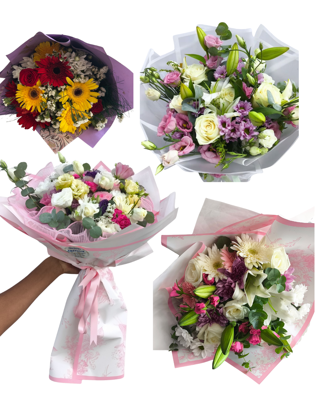 KARIŞIK ÇİÇEKLER BUKETİ 